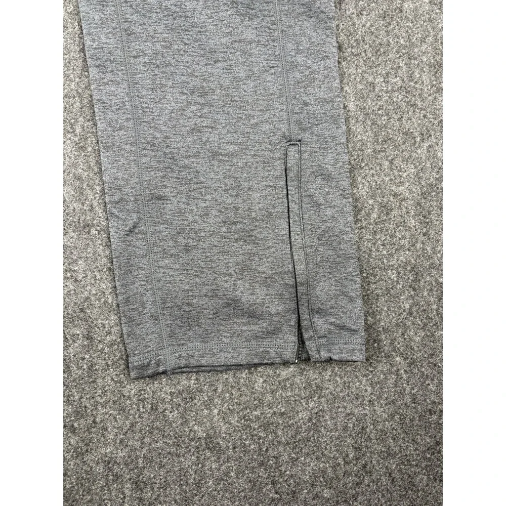 Nike Therma-FIT Mens Grey Heather Fleece Training Pants Straight Leg Large